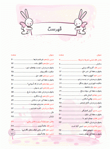 فهرست کتاب فارسی چهارم طالب تبار مبتکران
