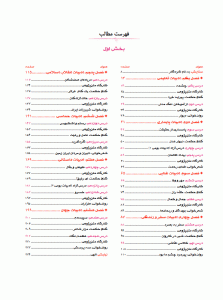 فهرست کتاب فارسی دهم طالب تبار مبتکران
